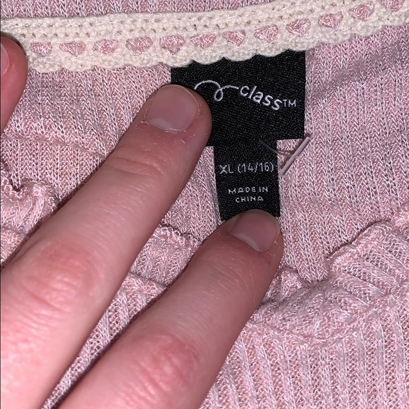 pink ruffle long sleeve top - Picture 2 of 4